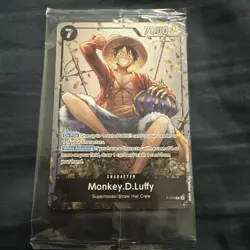 P-075 Monkey.D.Luffy Promo Card TS-02 Tin Set 02 OP13 English Sealed - Image 1