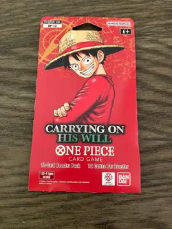 NEW SEALED ~ 15X One Piece OP-13 CARRYING ON HIS WILL Sleeved Booster Packs - Image 3