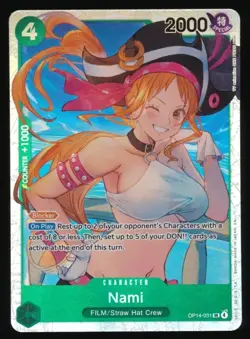Nami OP14-031 SR One Piece The Azure Sea's Seven English - Image 1