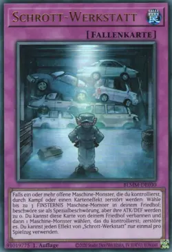yugioh 1x Schrott-Werkstatt BLMM-DE030 ULTRA 1AUFLAGE DEUTSCH - Image 1