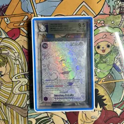 2025 ONE PIECE OP11 MONKEY D LUFFY 3RD ANNIVERSARY SILVER OP05-119 BGS 9.5 - Image 1