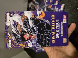One Piece TCG OP-10 Royal Blood Sleeved Booster Pack Lot of 10 Factory Sealed - Image 5
