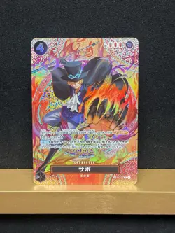 Bandai One Piece Card Game Sabo Character P-105 SP Japanese Alt Art 6000 Foil - Image 1