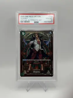One Piece Shanks ST16-004 SP Alt Art Foil Super Rare A Fist of Divine Speed - Image 1