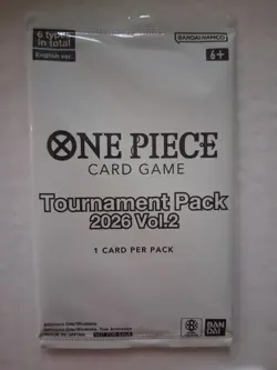 Sealed One Piece Card Game Tournament Pack 2026 Vol. 2 Promo Packs QTY 47 - Image 1