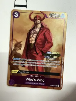 Who's.Who ST04-010 CS Championship Tournament Promo One Piece Card English - Image 1