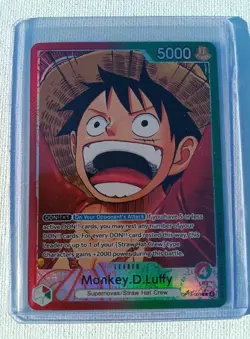 Monkey.D.Luffy Alternate Art (Foil) OP13-001 (Carrying On His Will) Near Mint - Image 2
