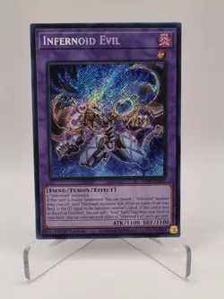 YUGIOH! Infernoid Evil BLTR-EN013 Secret Rare 1st Edition NM - Image 1