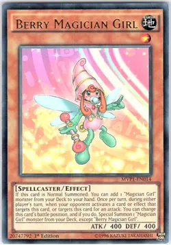 Yugioh Berry Magician Girl MVP1-EN014 Ultra Rare 1st Edition NM - Image 1