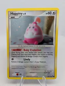Happiny 14/17 Holo POP Series 8 Pokemon Card TCG - LP - Image 1
