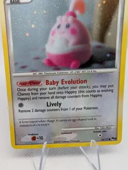 Happiny 14/17 Holo POP Series 8 Pokemon Card TCG - LP - Image 3