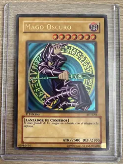 Dark Magician Ultra Rare Spanish SDY-006 BIY-S006 1st Edition HP Yugioh - Image 1