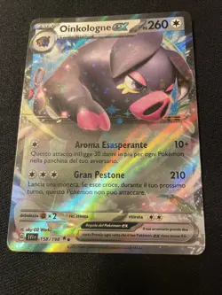 POKEMON CARD OINKOLOGNE EX 158/198 SCARLATTO E VIOLETTO ITALIAN NEAR MINT - Image 1