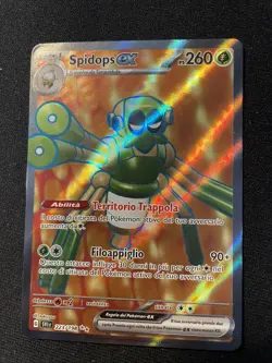 POKEMON CARD SPIDOPS EX 223/198 SCARLATTO E VIOLETTO ITA NEAR MINT - Image 1