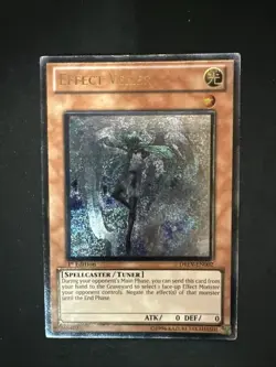 Yugioh! DREV-EN002 Effect Veiler Ultimate Rare 1st Edition- Moderately Played - Image 1