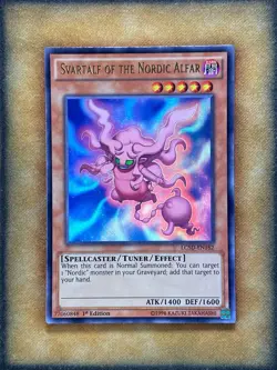 Yugioh Svartalf of the Nordic Altar LC5D-EN182 Ultra Rare 1st Ed NM - Image 1