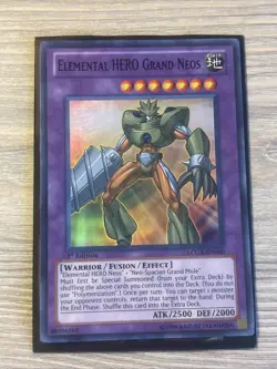 Yu-Gi-Oh Elemental HERO Grand Neos LCGX-EN060 Legendary Collection 2 1st Edition - Image 1