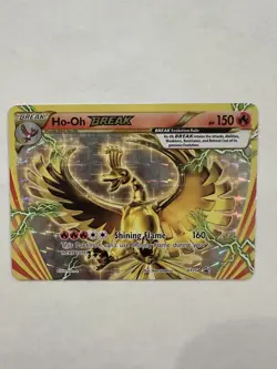 Ho-Oh BREAK XY154 2016 XY Black Star Promo Pokemon Card Holo Rare - MINT - Image 1
