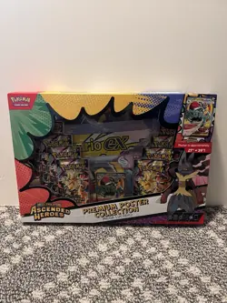 LOT of 4 Pokemon Ascended Heroes 2 Premium Poster AND 2 Booster Bundles SEALED - Image 3