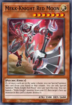 MekkKnight Red Moon - MAZE-EN045 Rare | Yu-Gi-Oh! Card - Image 1