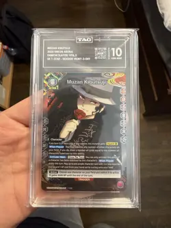 2025 UNION ARENA DEMON SLAYER VOL.2 049 MUZAN KIBUTSUJI 1 STAR TAG 10 - Image 1