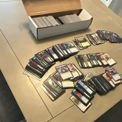 Magic: The Gathering Mixed Assorted Card Lot in Storage Box - Multiple Cards - Image 1