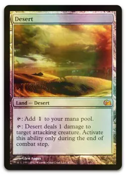 Desert #4 (Foil) (NM) From the Vault: Realms V12 Magic MTG - Image 1