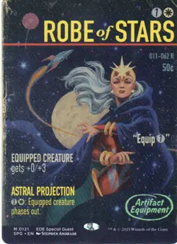 MTG: Special Guests: Showcase Robe of Stars: Lightly Played Condition - Image 1