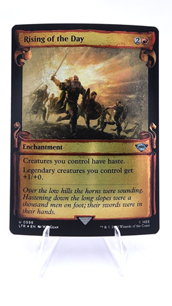 Rising of the Day (Showcase Scrolls) Universes Beyond: LOTR Foil. - Image 1