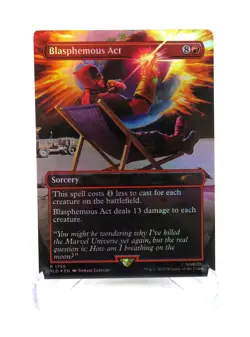 Deadpool Blasphemous Act NM / M Secret Lair Borderless Rainbow FOIL - Image 1
