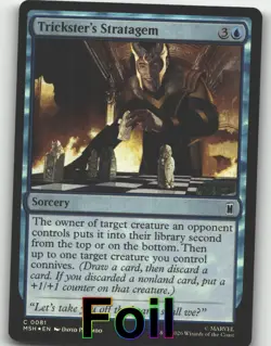 (Preorder) Trickster's Stratagem- (NM)-*Foil*-EN-[MSH - 81] - Image 1
