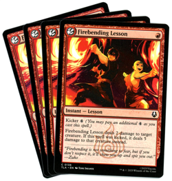 x4 Firebending Lesson - 0138 - Avatar: The Last Airbender TLA - MTG - NM/M - Image 1