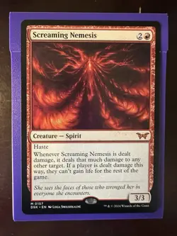 MTG Screaming Nemesis Duskmourn: House of Horror Regular 0157 - Image 1