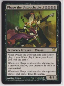 Mtg Phage the Untouchable 10th Edition Regular (MP) - Image 1