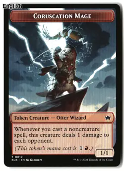 MTG Coruscation Mage Token [BLB - 17] LP - Image 2