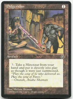 Didgeridoo Lightly Played Homelands Rare Magic: The Gathering - Image 1