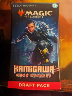 New Magic the Gathering Kamigawa Neon Dynasty 3 Boosters Draft Pack - 45 Cards - Image 1