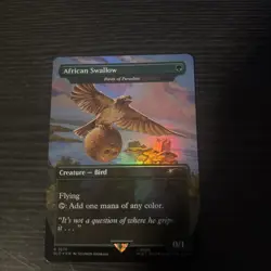 MTG African Swallow Birds Of Paradise FOIL Secret Lair Monty Python 1675 NM - Image 1