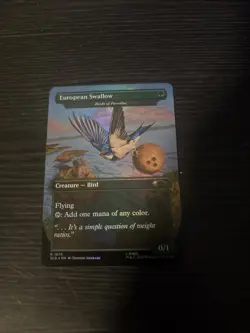 MTG African Swallow Birds Of Paradise FOIL Secret Lair Monty Python 1675 NM - Image 2