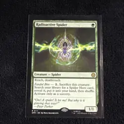 Radioactive Spider Spider-Man Regular SPM 0111 Magic MTG NM - Image 1