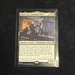 Black Cat, Cunning Thief Marvel's Spider-Man Regular SPM 0052 Magic MTG NM - Image 1