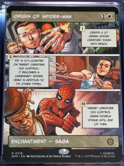 Origin of Spider-Man SPM 218 Magic MTG R BL NM - Image 1