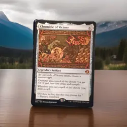 Chronicle of Victory | Mythic MTG ECL Lorwyn | Legendary Artifact Tribal Anthem - Image 1