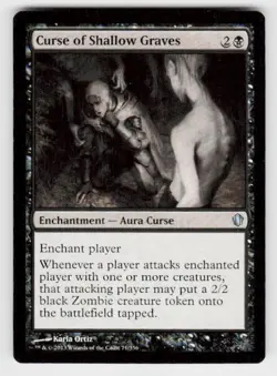 Commander 2013 #71 Curse of Shallow Graves - Image 1