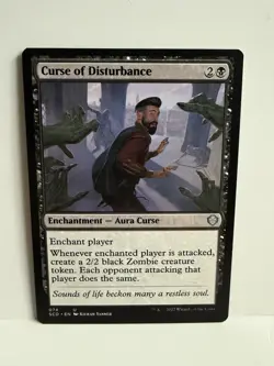 Curse of Disturbance U Starter Commander Decks 74 NM - Image 1