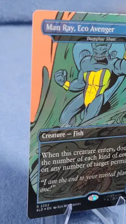 Man Ray, Eco Avenger Deepglow Skate FOIL MTG TMNT Secret Lair NM Magic - Image 5