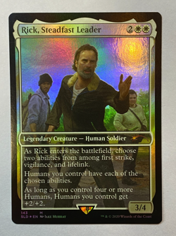 MTG - Secret Lair - The Walking Dead - Rick, Steadfast Leader - FOIL - MP - Image 1