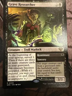 Grave Researcher R MTG Secrets of Strixhaven M/NM - Image 1
