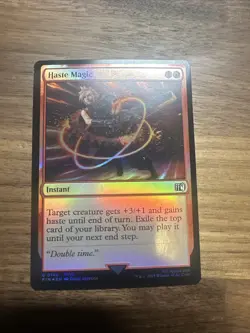 Haste Magic #0140 C FOIL MTG Final Fantasy NM - Image 1