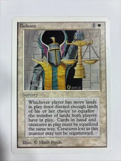 Balance Unlimited LP Light Play MTG Magic The Gathering - Image 1